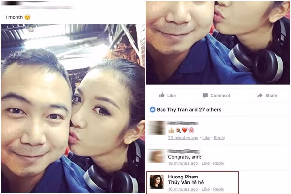 Trước nghi vấn này, Á hậu Quốc tế đã thừa nhận mối quan hệ tình cảm với doanh nhân trẻ. Cô cho biết họ đã yêu nhau được 3 tháng.