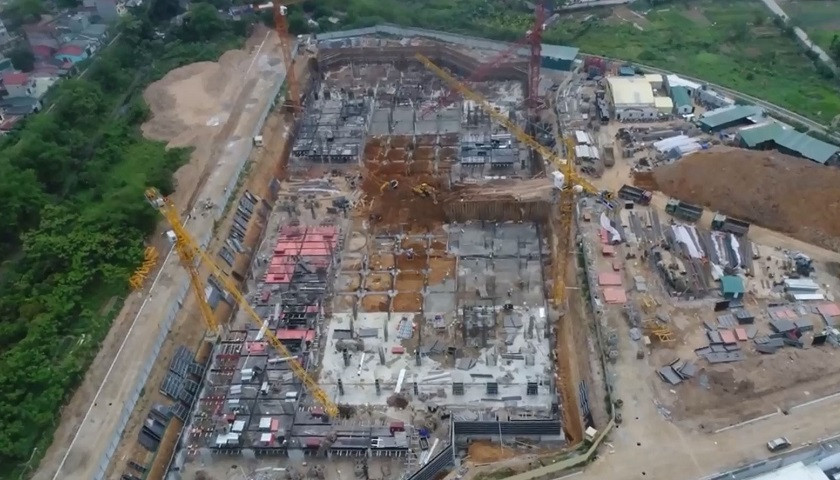 Hải Phát đang thế chấp quyền sử dụng đất và tài sản gắn liền với đất hình thành trong tương lai (1.224 căn hộ). Ảnh: hanoihomalandhaiphat.com.