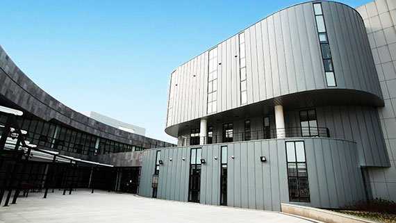 Tấm ốp kim loại có thể đem đến một vẻ ngoài đậm màu sắc hiện đại và thời trang cho ngôi nhà. Ảnh: Hstatic.