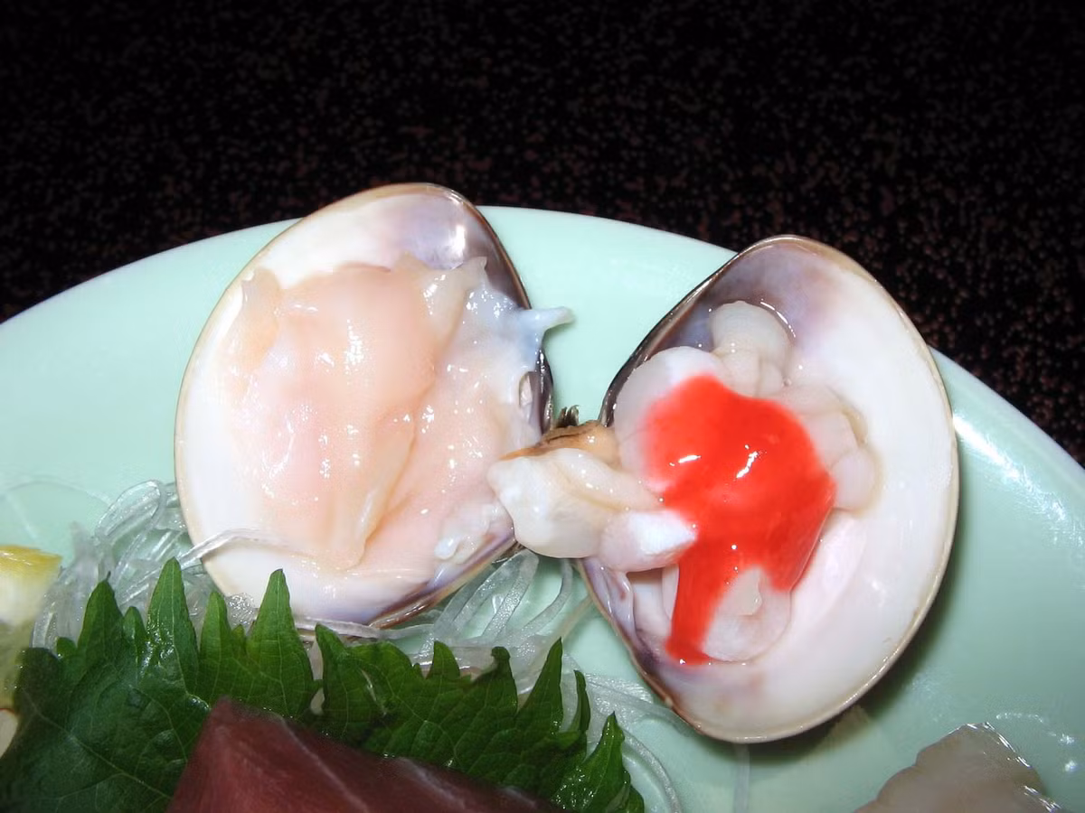 Thịt ngao mật có vị ngọt, thơm và béo như sò huyết, được coi là đặc sản và có giá trị cao trong thực phẩm. Ảnh wikimedia.