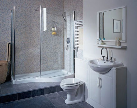 Có khá nhiều mẫu mã bồn tắm đứng đep hiện đại, phù hợp với nhiều không gian nhà phố. Ảnh: Xonghoihongngoai.