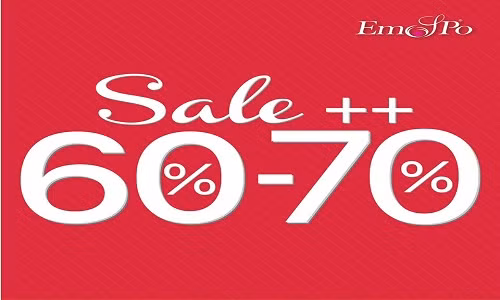 Từ ngày 11/3, thương hiệu Emspo thực hiện chương trình giảm giá từ 50 đến 70% cho tất cả các sản phẩm thu đông và hè 2015. 