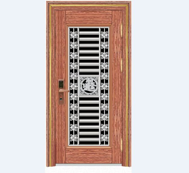 Một mẫu cửa nhôm chống cháy hoa văn tuyệt đẹp.