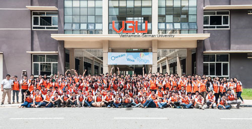 Cơ sở vật chất của ngôi trường này thì khỏi phải nói, không kém FPT bao xa.