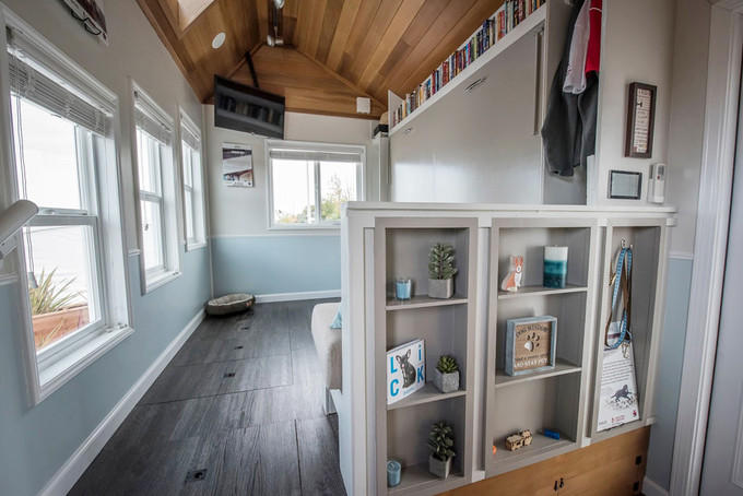 Nội thất thông minh được sử dụng khéo léo trong ngôi nhà.