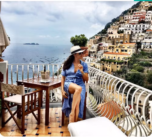 Những hình ảnh du lịch siêu sang này rất bình thường đối với cô.