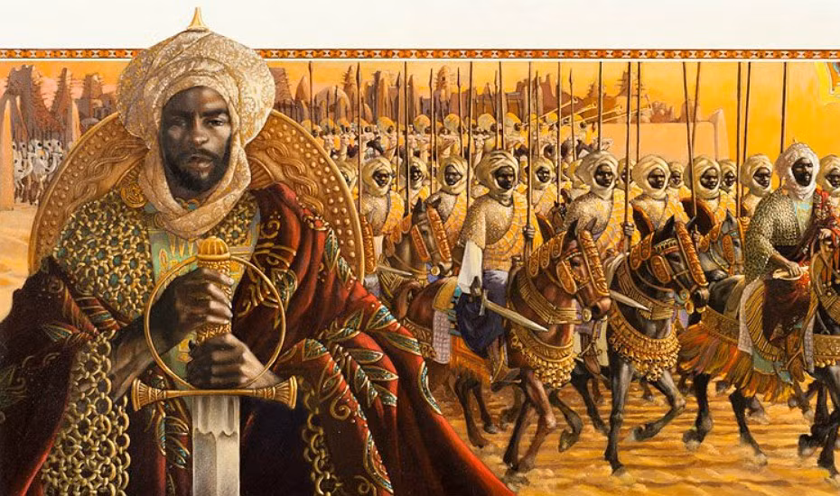 Với tổng tài sản hơn 400 tỷ USD, vua Musa Keita I được xem là người đàn ông giàu nhất trong lịch sử nhân loại. Số tài sản này thậm chí còn vượt xa tổng tài sản của 3 tỷ phú Bill Gates, Warren Buffett và Amancio Ortega cộng lại. (Ảnh Answersafrica)