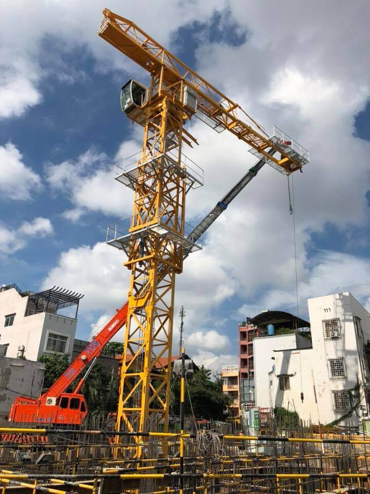 Dự án đang được thi công nhưng đã bị thế chấp quyền sử dụng đất tại Vietinbank chi nhánh Khu công nghiệp Bình Dương. Ảnh: chungcu.vn.