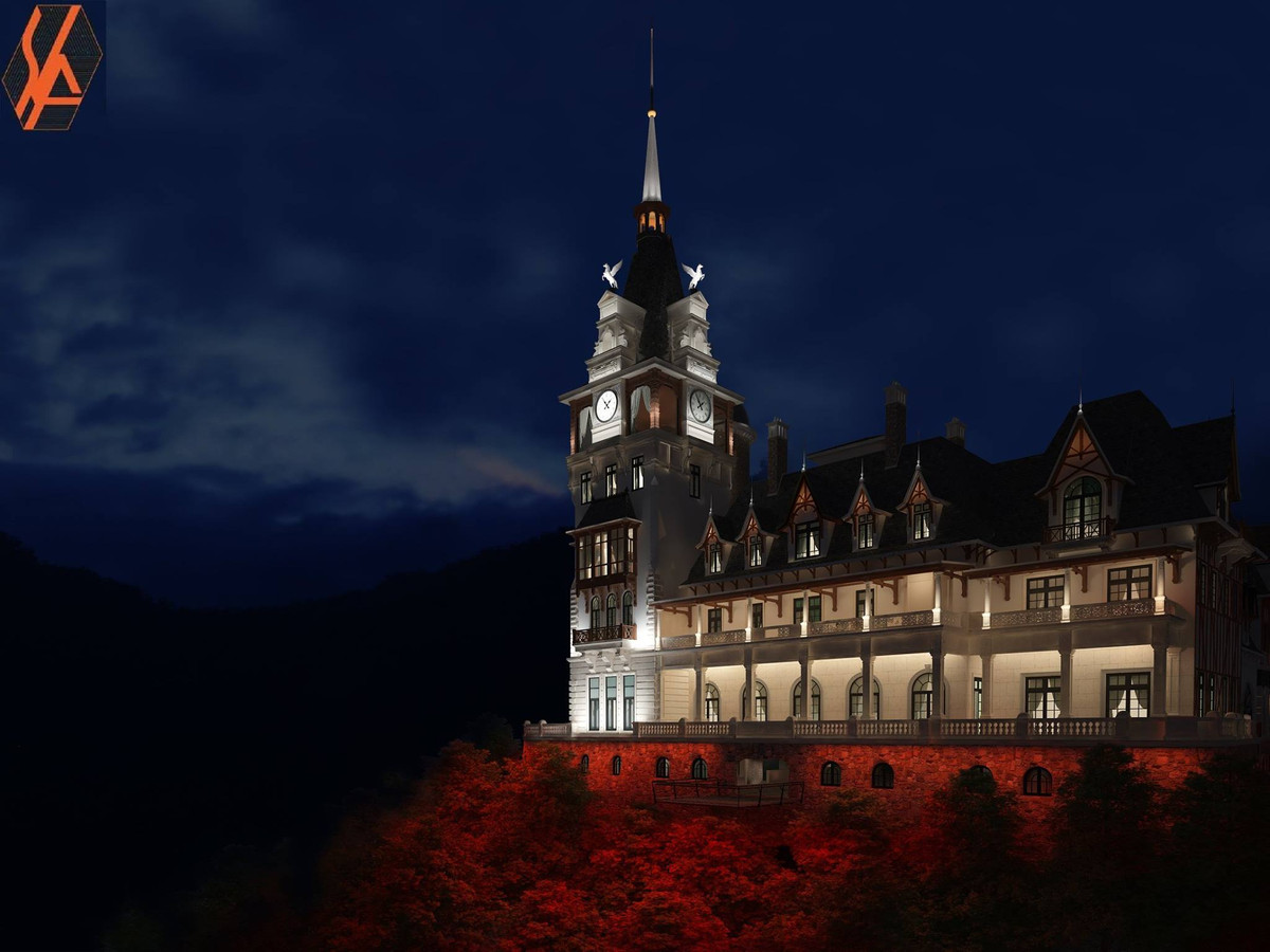 Khách sạn Lâu đài Tam Đảo có kiến trúc pha trộn giữa phong cách Neo- Gothic và Phục Hưng, được lấy cảm hứng từ lâu đài Peles (Rumania) và Schloss Neuschwanstein ở Bavaria (Đức), với những bức tường viền gỗ sẫm màu và mái nhọn lợp đá Ardoise. Ảnh: VnTrip.