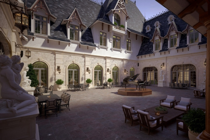 Tượng chiến binh La mã và các nhóm tượng theo chủ đề thần thoại Hy Lạpnhư : Venus, Venus và Cupid. Mars... được làm từ đá cẩm thạch nguyên khối với tạo hình kinh điển và cực kì sống động. Ảnh: Bestie.