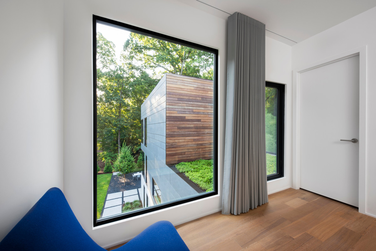 Phòng ngủ cũng có view tuyệt đẹp. Ảnh: Archdaily.