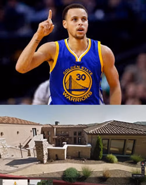 Stephen Curry. Cầu thủ ngôi sao Stephen Curry của đội bóng rổ nhà nghề Mỹ đã rao bán căn biệt thự kiểu Địa Trung Hải ở Walnut Creek, CA với giá 3.200.000$. Căn biệt thự này được xây dựng vào năm 2012, rộng 7894m2.