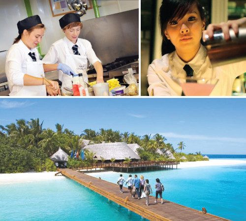 Du lịch - khách sạn cũng được điểm danh là ngành nghề hot trong những năm trở lại đây. Ảnh: Megastudy.