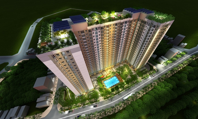 Công ty Cổ phần Đầu tư và Thương mại Thủ Đô cũng đang thế chấp 87/680 căn hộ tại dự án xây dựng Khu nhà ở CT1 Phúc Lợi (Ecohome Phúc Lợi), quận Long Biên. Ảnh: Internet.