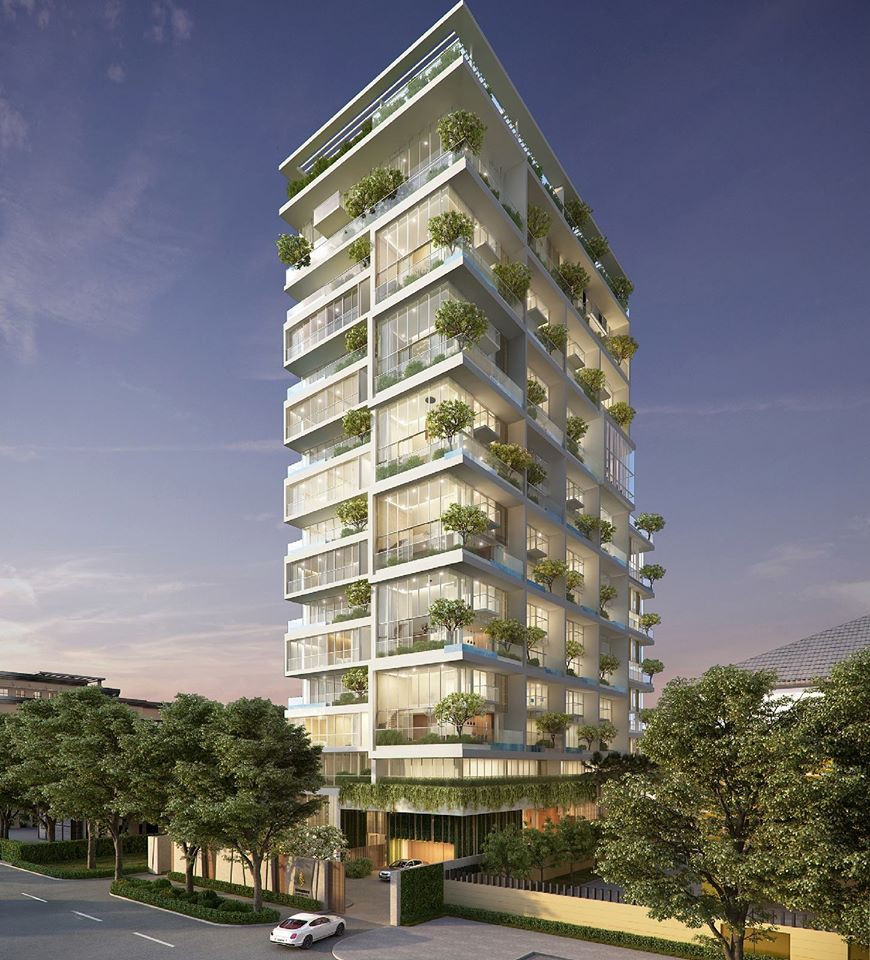 Dự án Serenity Sky Villas (nằm trung tâm quận 3, TP. HCM) của công ty Sơn Kim Land cũng có giá chào bán cao ngất ngưởng 120 triệu đồng/m2. Ảnh: Serenity Sky Villas.