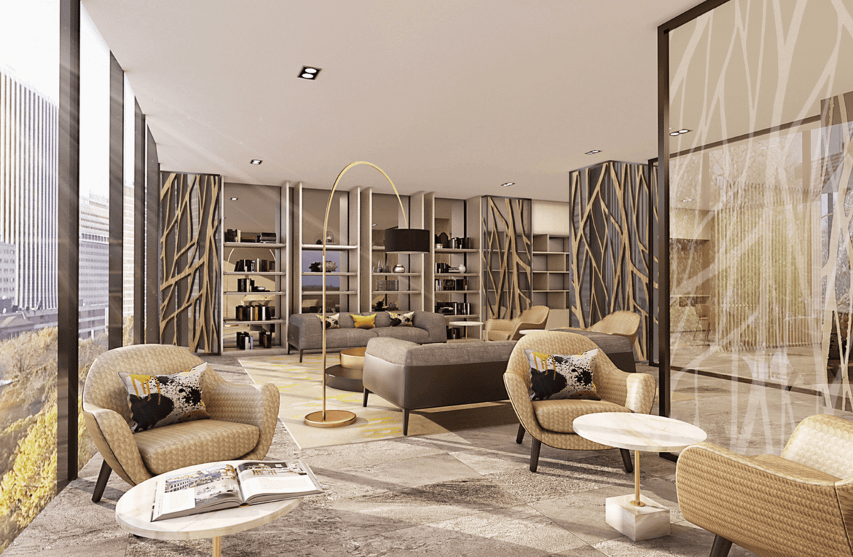 38 tầng căn hộ của dự án sẽ có khoảng 1.076 căn hộ cao cấp, diện tích từ 50 - 200m2. Dự án khởi công quý I/2018, dự kiến bàn giao năm 2021. Ảnh: alphacity.net.