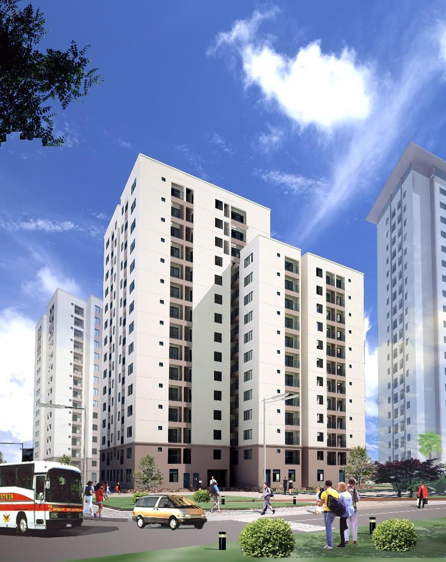 Khi rao bán, chung cư CT1 – A1&amp;A2 từng được giới thiệu sẽ tạo nên không gian sống đẹp, an toàn, hiện đại. Ảnh: Hud.vn.