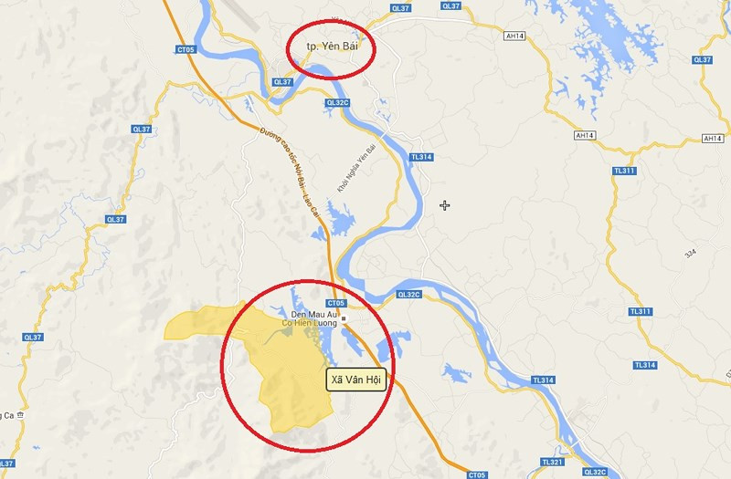 Theo quy hoạch, dự án có tổng quỹ đất 1.346ha, trong đó có 400ha mặt nước, nằm trên địa bàn 2 xã Việt Cường và Vân Hội, huyện Trấn Yên, cách TP Yên Bái chừng 20km, nằm gần cao tốc Nội Bài - Lào Cai. Ảnh: Viettimes.