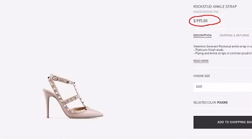 Zoom sat giay Valentino gia khung cua my nhan Viet-Hinh-10