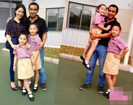 Hai cô con gái của vợ chồng Quyền Linh - Khối lớp tiểu học của con Quyền Linh có mức học phí là 276 triệu đồng/ năm, đồng nghĩa với việc ngôi sao này phải chi ra hơn nửa tỉ mỗi năm để các con được học trong môi trường học chất lượng cao nhất. Ảnh: Blog tâm sự.