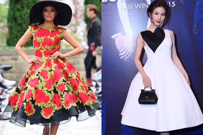 Nắm bắt được xu hướng khách hàng Việt Nam ngày càng chịu chi, nhà thiết kế Đỗ Mạnh Cường cho ra đời những mẫu váy đắt đỏ giá từ 15 đến 100 triệu đồng nhưng vẫn nhận được sự ủng hộ nhiệt tình từ khách hàng. Ảnh: Tin nhanh.