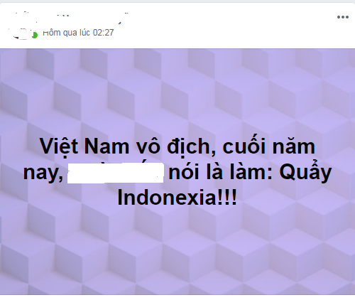 Một sếp nữ là fan Olympic Việt Nam còn quyết định cuối năm thưởng chuyến du lịch Indonesia cho toàn thể nhân viên để ăn mừng chiến công của các tuyển thủ. Ảnh: FBNV.
