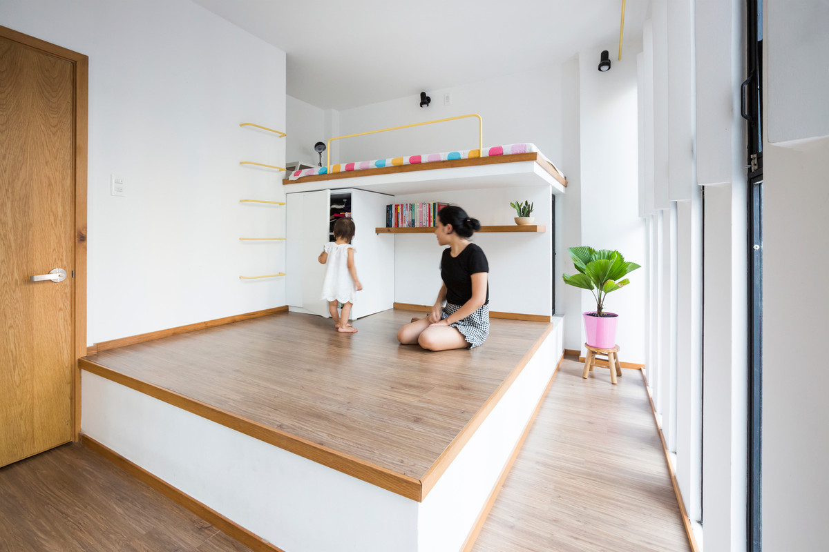 Dù chỉ &#x8;có diện tích18m2 nhưng rõ ràng 18 House là một ngôi nhà “nhỏ nhưng có võ”, được trang bị đầy đủ tiện nghi và các phòng công năng.