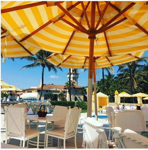 Không gian ngoài trời rộng rãi và thoáng mát. Tân tổng thống có lần đã lấy khách sạn trong resort làm nơi tranh cử.