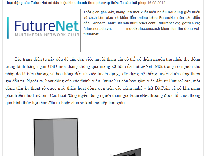 FutureNet nghi da cap dang moi chao khach dau tu nhu the nao?