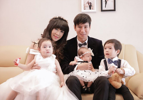 Vo chong Ly Hai giau co co nao de nuoi 4 con nho?