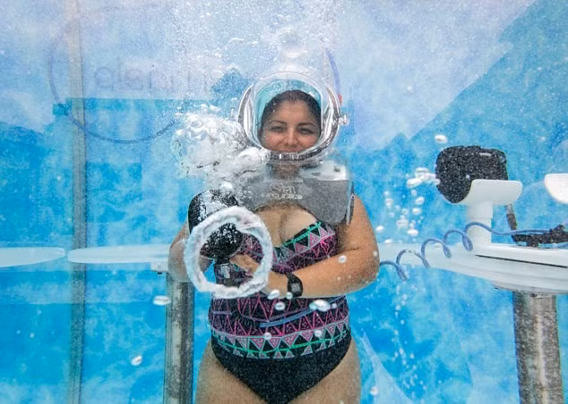 Các nhân viên tại quán bar này sẽ hướng dẫn bạn khi chơi. The Clear Lounge chỉ đón du khách từ 8 tuổi trở lên, giá vé khoảng 38 USD mỗi người.