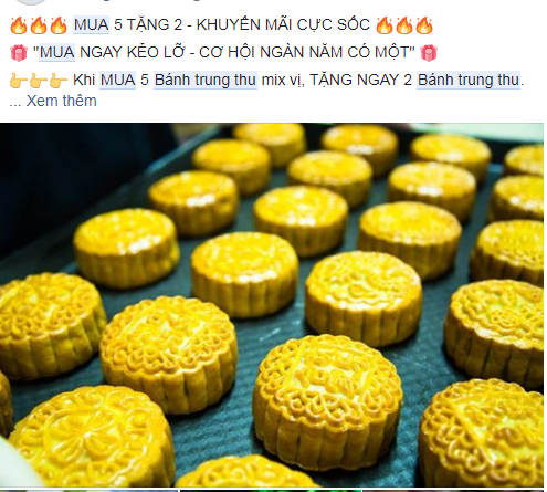 Đồng thời, các dịch vụ bán hàng online cũng khiến người mua ít phải tới trực tiếp các quầy hàng khiến các cửa hàng bán bánh vắng vẻ.