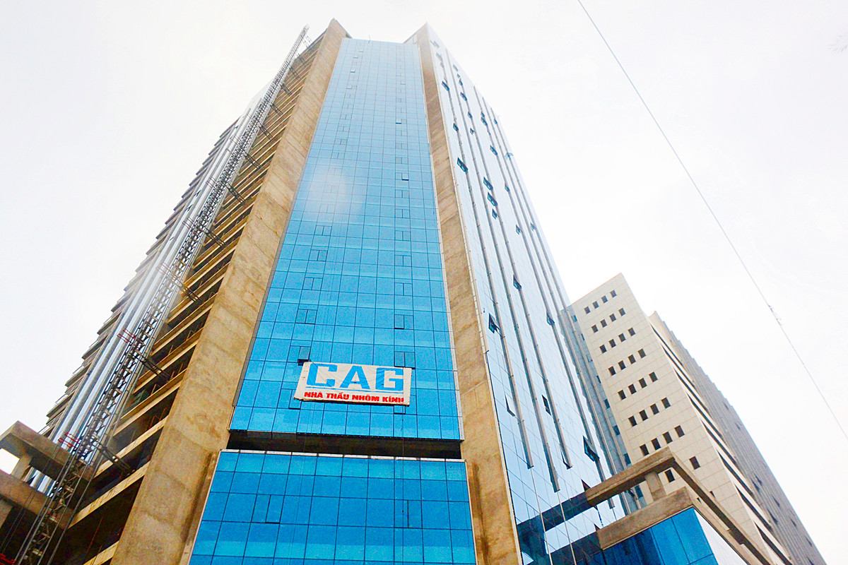 Hiện công trình đang tiến hành thi công các hạng mục hoàn thiện.