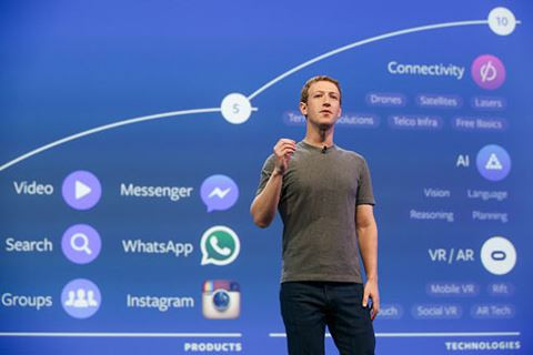 Facebook CEO Mark Zuckerberg công bố những công nghệ mới nhất tại F8
