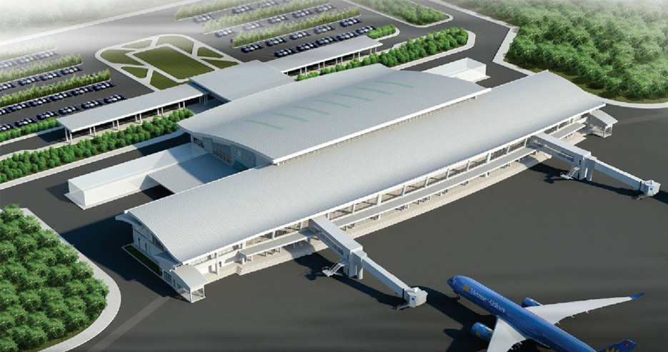 Theo thống kê, trong năm 2015, tổng lượng khách trong nước và quốc tế qua Cảng hàng không quốc tế Cam Ranh đạt trên 2,7 triệu lượt, trong đó khách quốc tế gần 900 nghìn lượt, vượt 80% so với công suất thiết kế 1,5 triệu lượt hành khách/ năm của nhà ga. Ảnh: hasky.com.vn.