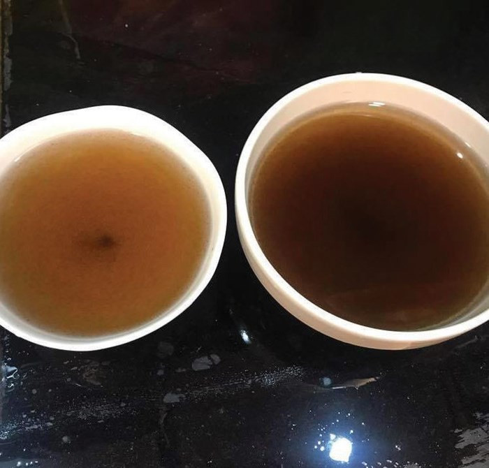 “Nước sạch” ở Chung cư Tứ Hiệp Hồng Hà Eco City. Ảnh: Đầu Tư BĐS.