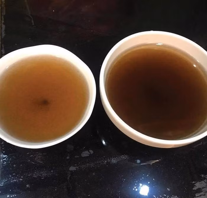 “Nước sạch” ở Chung cư Tứ Hiệp Hồng Hà Eco City. Ảnh: Đầu Tư BĐS.