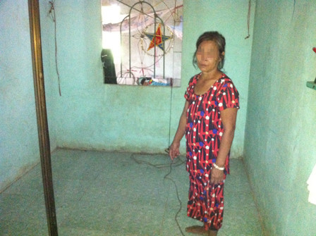 Hiện trường vụ án mạng. Ảnh: Pháp luật Việt Nam.