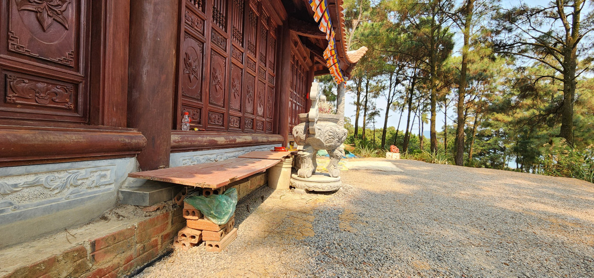 Hiện chùa Trình cơ bản đã hoàn thiện, tuy nhiên vẫn còn một số hạng mục nhỏ còn dang dở.