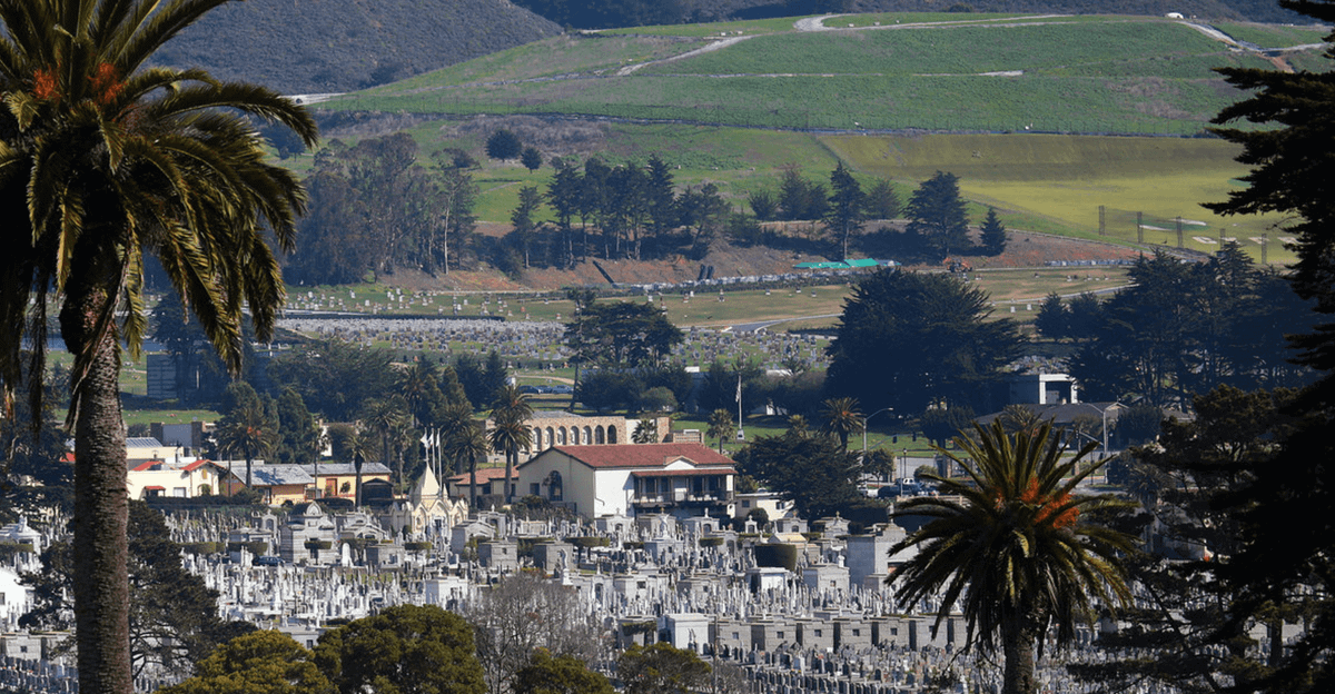 Sở dĩ có điều kỳ lạ này là vì vào những năm 1900, giới chức Mỹ đã từng quyết định di chuyển tất cả các nghĩa trang ở San Francisco đến thị trấn Colma.