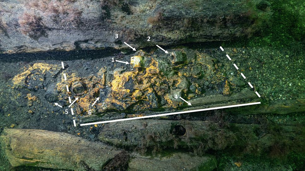 Mới đây, các nhà khảo cổ học dưới nước ở Thụy Điển xác định chiếc rương trên xác tàu chiến Gribshunden bị đắm vào thế kỷ 15 chứa dụng cụ tạo đạn chì cho súng ngắn thời đầu. Phát hiện hé lộ số phận của con tàu cũng như những thay đổi lớn trong cuộc chiến trên biển thời kỳ đó.