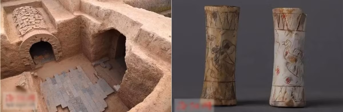 Trong cuộc khai quật gần làng Shunzhuang tại huyện Mạnh Tân, tỉnh Hà Nam, Trung Quốc, các nhà khảo cổ đã phát hiện 3 mộ cổ hơn 1.700 tuổi được cho thuộc về một gia đình giàu có.