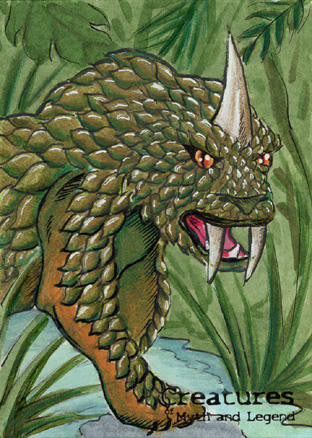 Vào năm 1907, nhà thám hiểm John Alfred Jordan đã có cuộc đụng độ một quái vật bí ẩn trên sông Maggori-Kenya. Ông đã dùng súng bắn sinh vật này khiến nó tháo chạy. Mô tả của nhà thám hiểm Jordan về sinh vật đó khá trùng khớp với những mô tả của người dân địa phương.