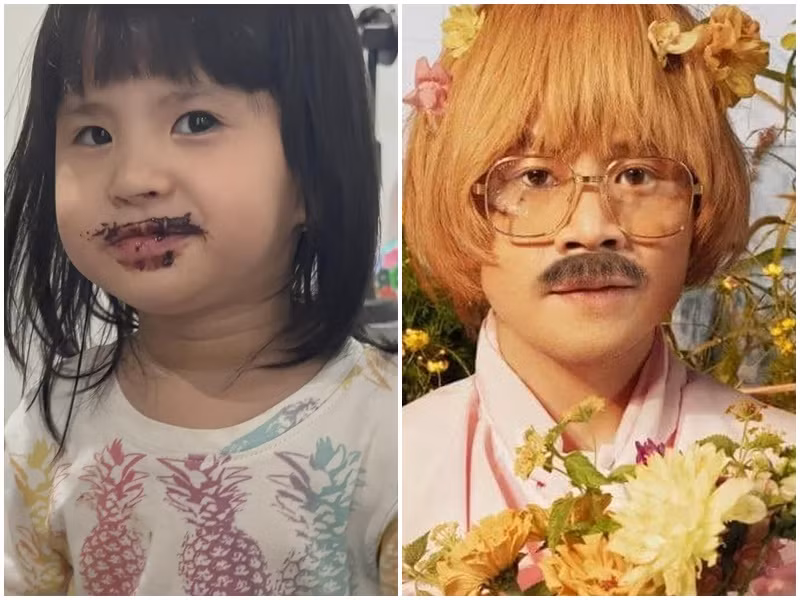 Tình cũ của Jack ghép ảnh bé Sol giống tạo hình nhân vật Xuân Đan của Binz trong MV Hit me up ra mắt gần đây.