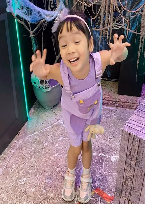 Vợ cũ Hoài Lâm cho biết, bé Cún Cún lém lỉnh, sống tình cảm.