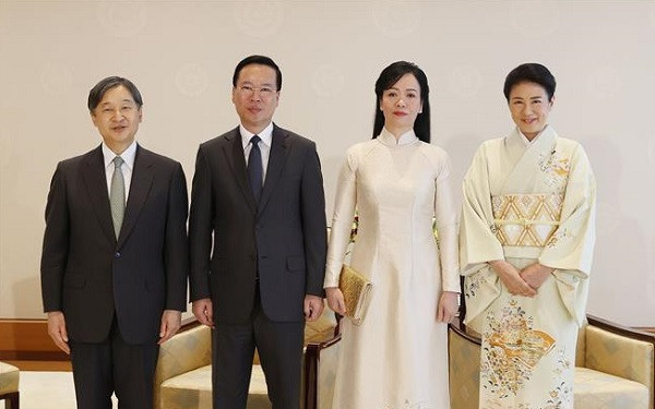 Chu tich nuoc Vo Van Thuong hoi kien Nha Vua Nhat Ban-Hinh-3