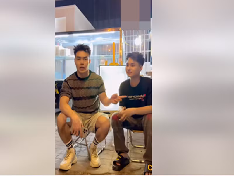 Nam diễn viên hài cho biết, Hải Vót chỉ là trợ lý của anh. Cả hai hỗ trợ nhau trong công việc. Ảnh chụp màn hình.