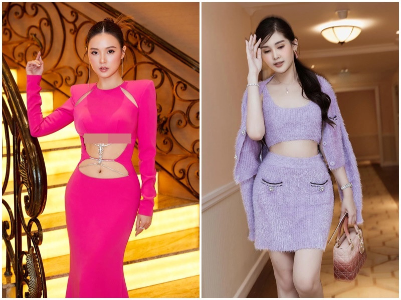 Cả hai khoe vóc dáng quyến rũ không kém cạnh nhau.