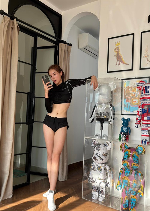 Cách đây không lâu, Kỳ Duyên khoe bản thân đã giảm được 10 kg trong vòng 45 ngày.