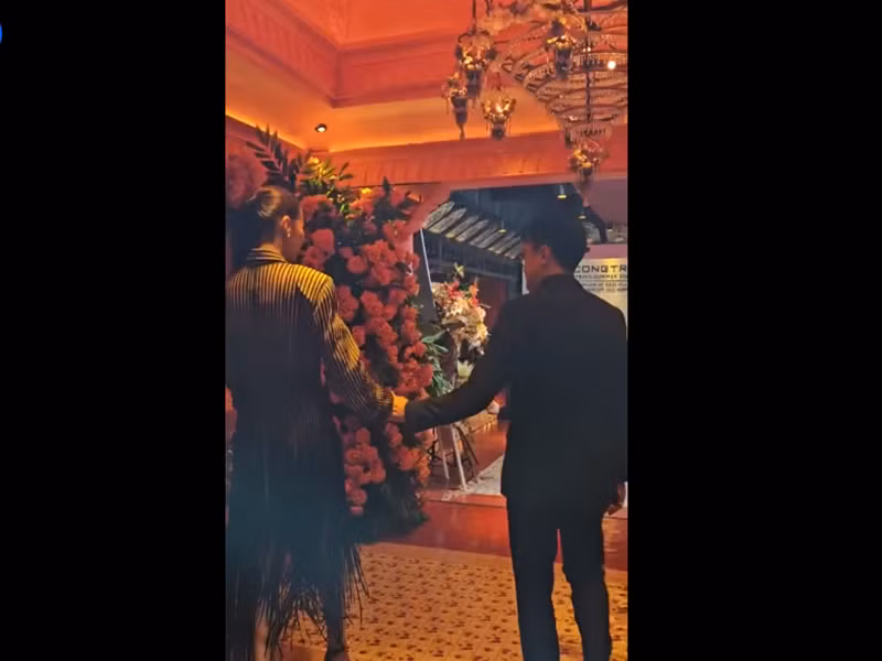 Trước phản ứng của nhạc trưởng Nhật Minh, Thanh Hằng bày tỏ: "Thử trả lời khác coi". Ảnh chụp màn hình.